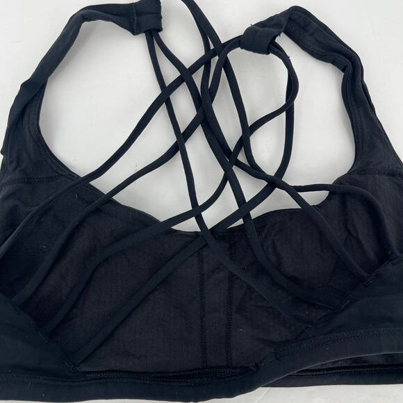 Lululemon Free To Be Bra (Wild) Black Size 8 - Picture 8 of 10